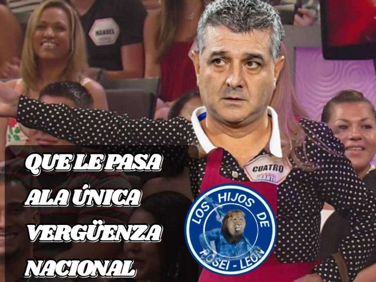 Los memes se ceban de Motagua y Diego Vázquez tras goleada de Cincinnati