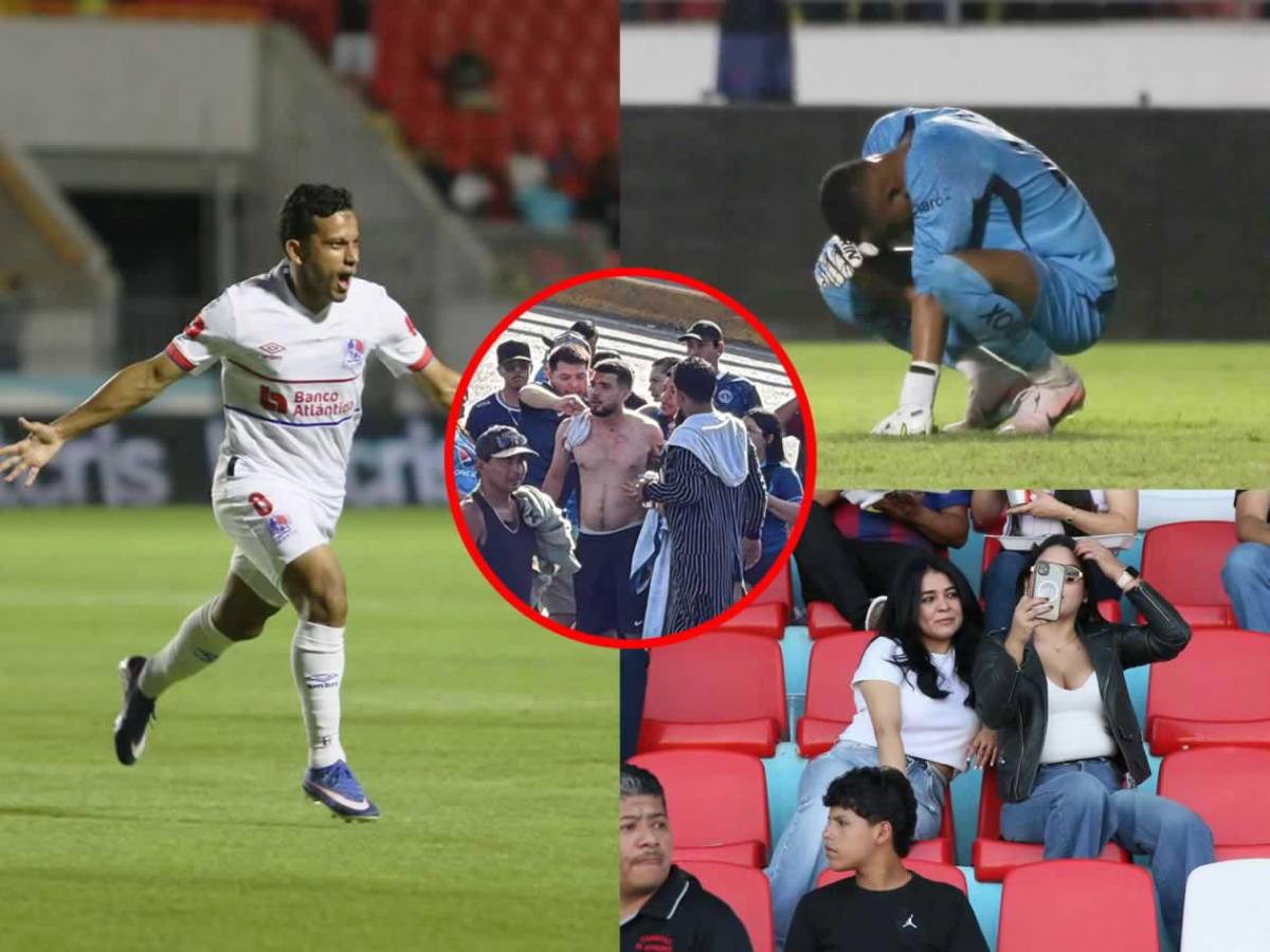 Héroe de Olimpia, llanto del villano de Motagua, disturbios, heridos y bellezas