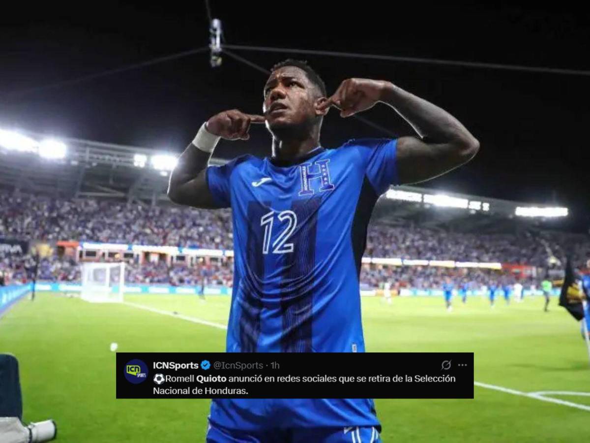 Así reaccionó la prensa al retiro de Romell Quioto de la Selección de Honduras
