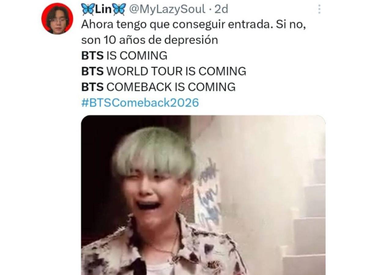 La gira mundial de BTS 2026 desata una ola de memes en redes sociales