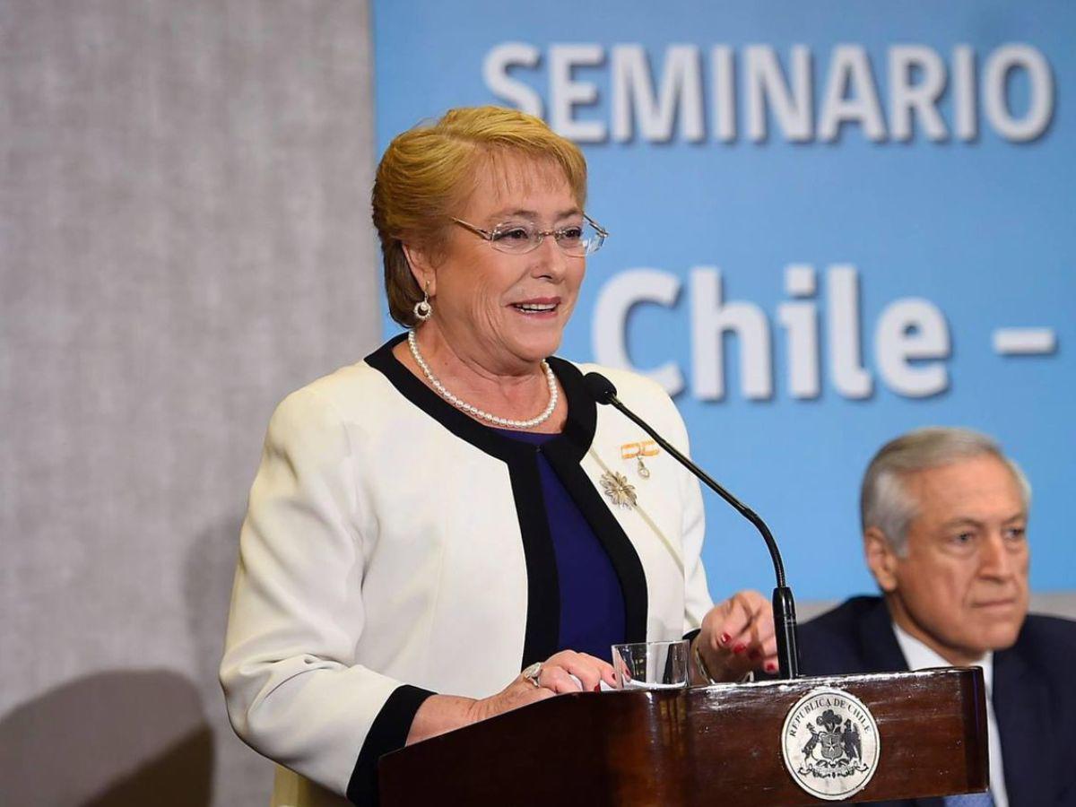 Michelle Bachelet, expresidenta de Chile, llega a Honduras este martes