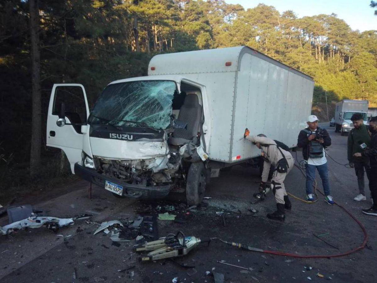 Conductor herido deja accidente en carretera hacia Danlí