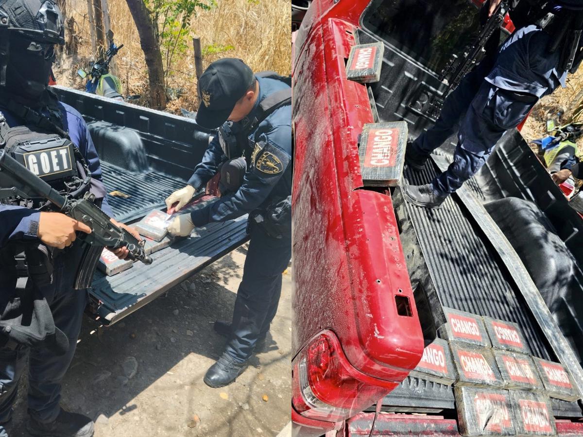Arrestan a sujeto con 69 kilos de de clorhídrato de cocaína en Copán