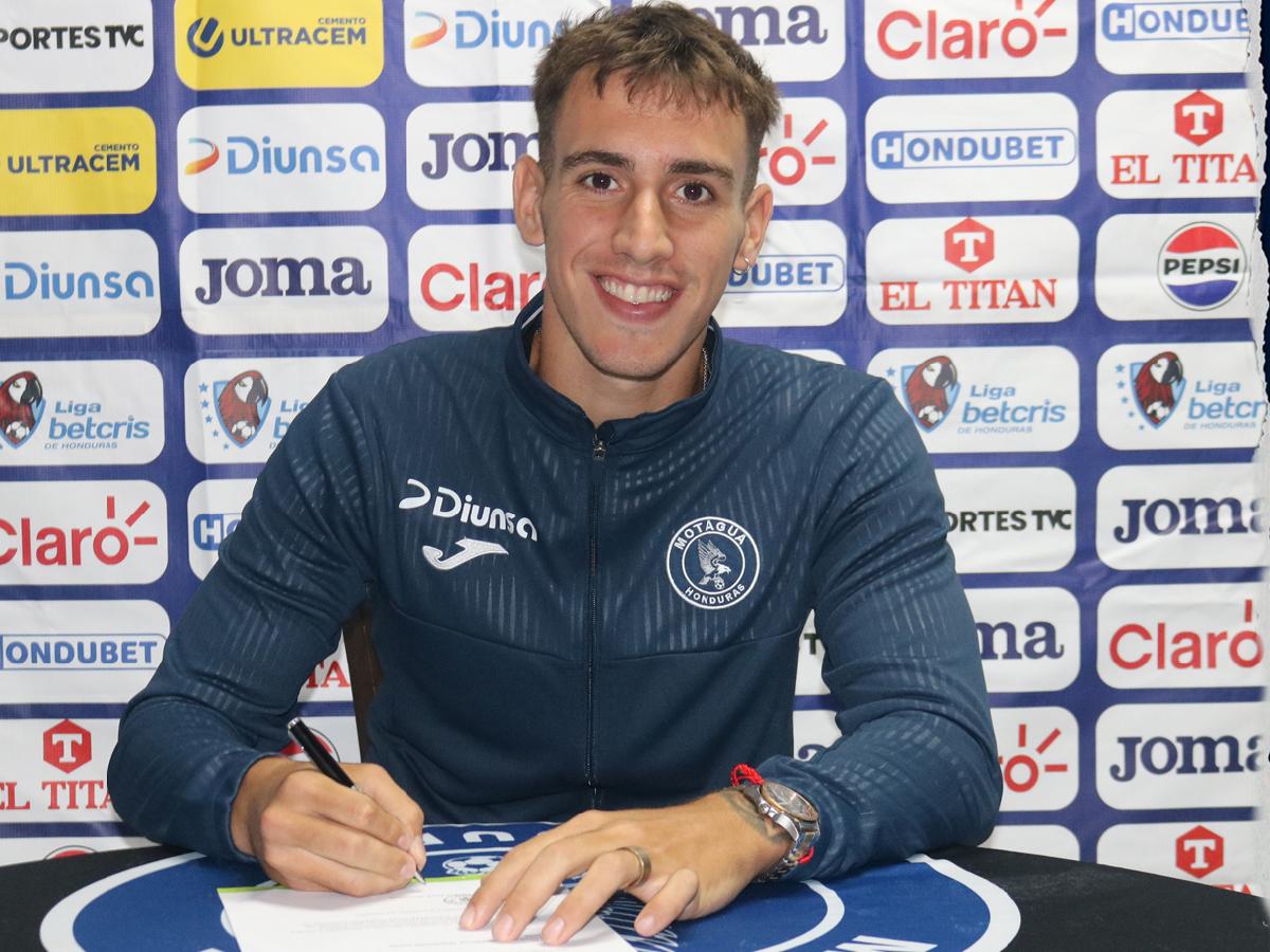 Motagua oficializa fichaje de Rodrigo, hermano menor de Agustín Auzmendi