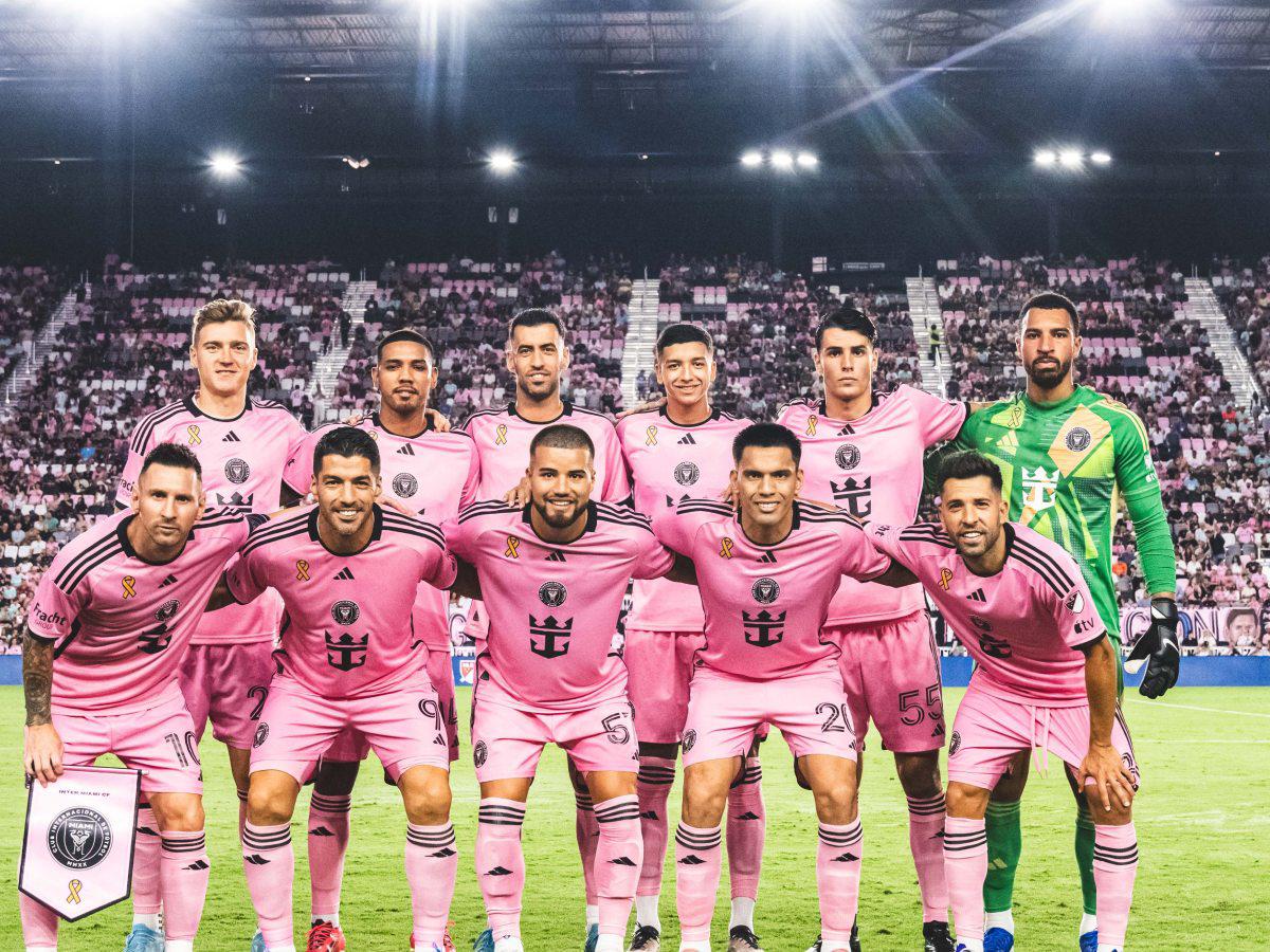 El 11 titular del Inter Miami que enfrentó al Philadelphia Union en el regreso de Messi al fútbol.