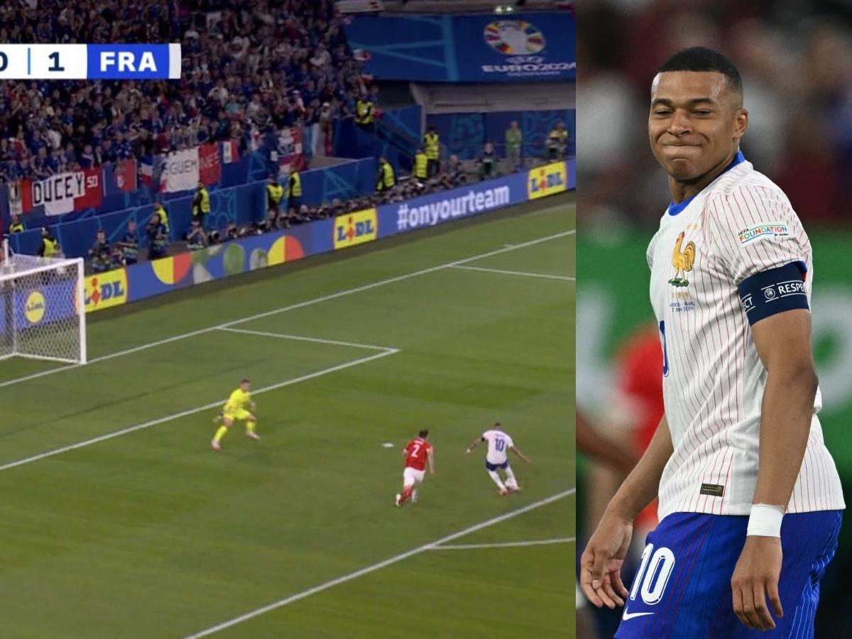 Increíble: el terrible fallo de Mbappé en su debut en la Eurocopa 2024
