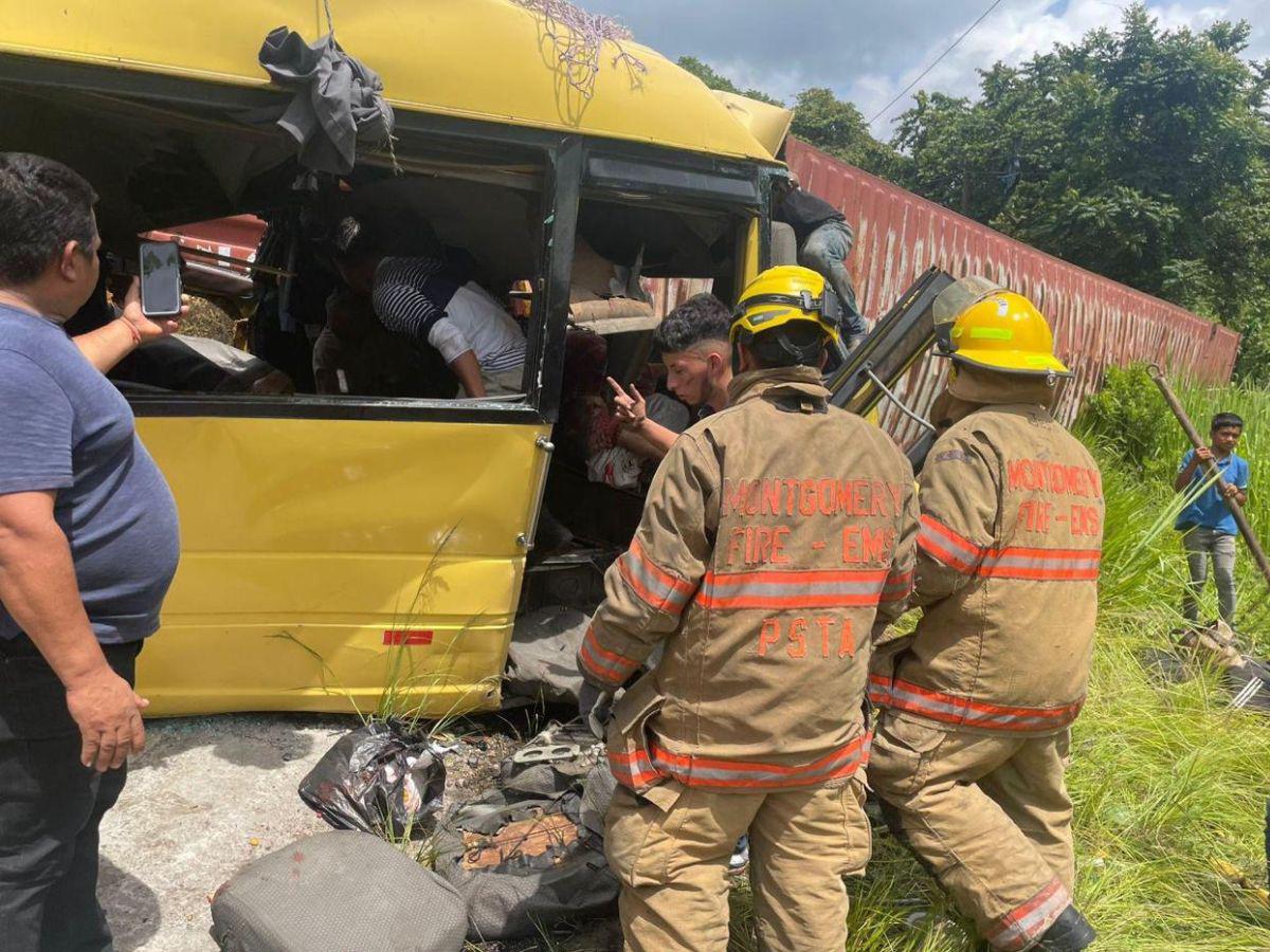 Dramáticas imágenes: Cuatro muertos y más de 25 heridos en Copán