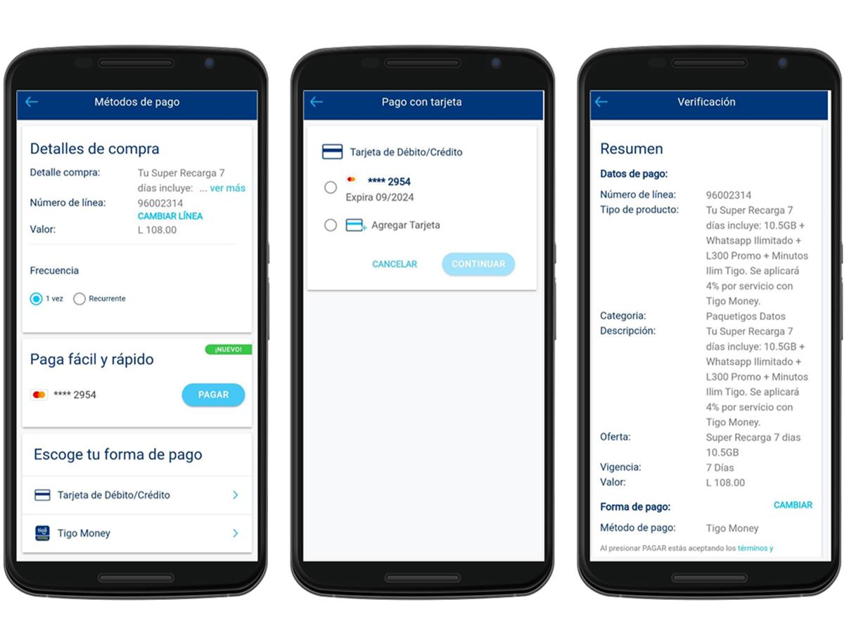 Compra a través de Mi Tigo App la Super Recarga perfecta para ti, con la que podrás llamar, navegar y conectarte en toda Honduras.