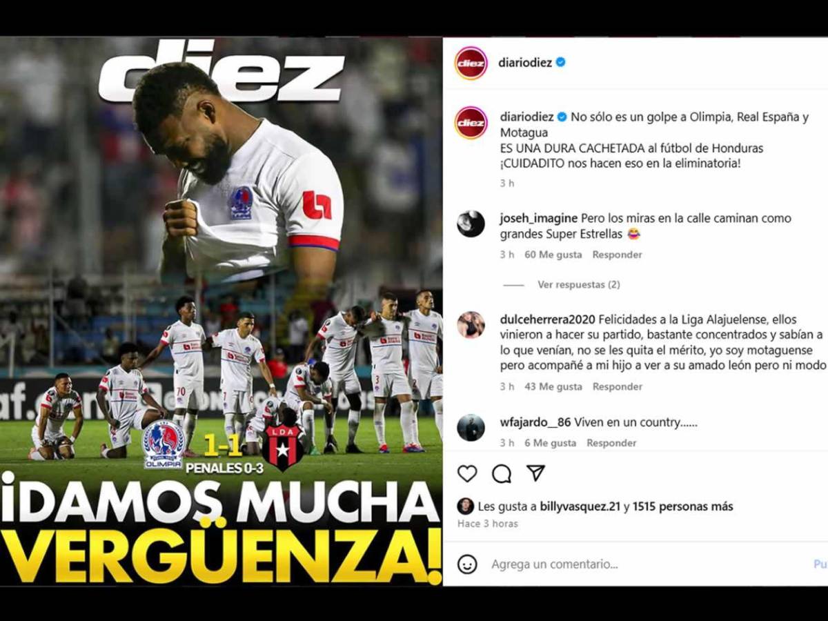 Alajuelense se sigue burlando de Olimpia, dardo de 'ChepeBomba' y Costa Rica advierte a Honduras