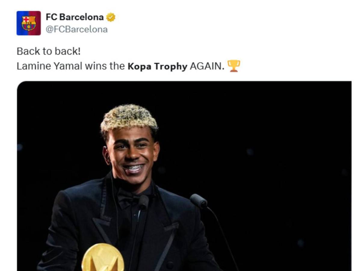 Robo: indignación tras el Balón de Oro ganado por Dembélé a Lamine Yamal