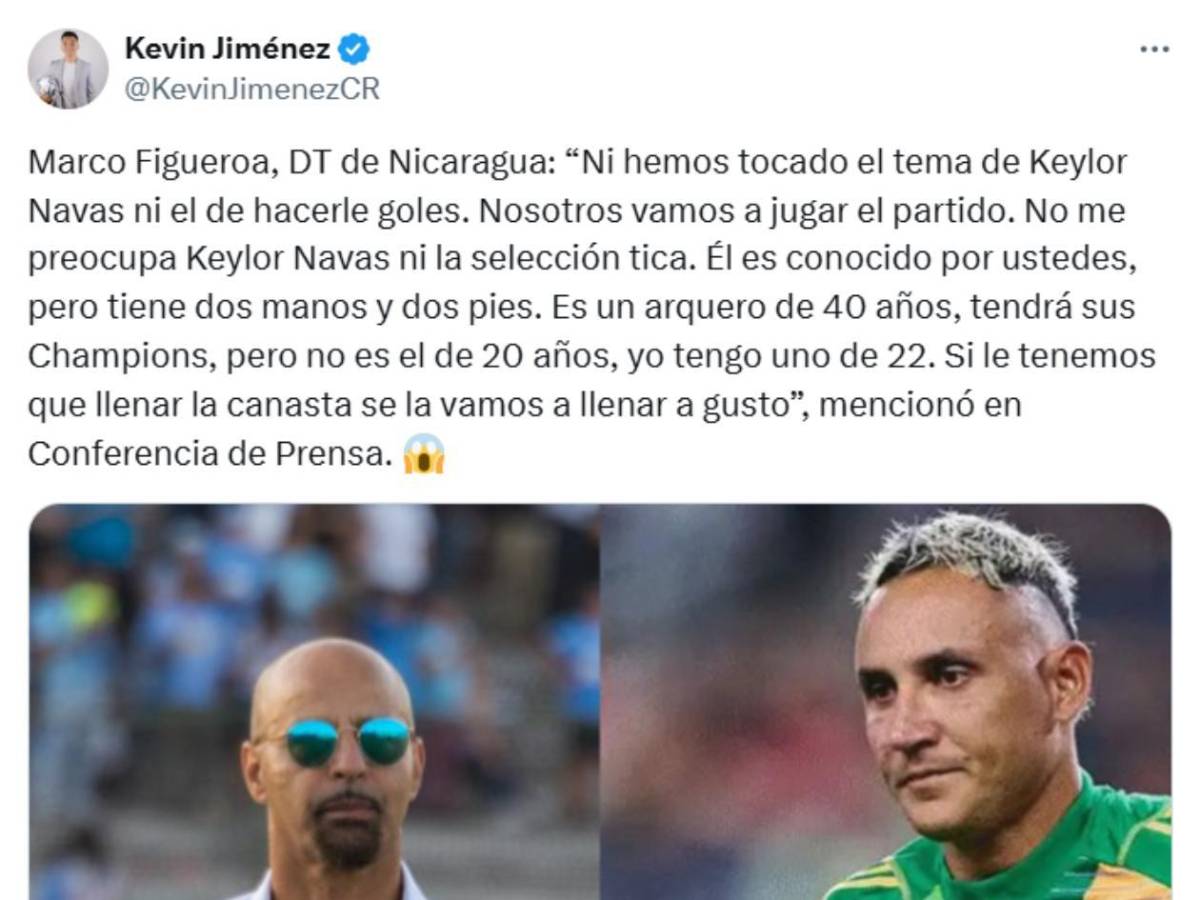 Indignación y dura acusación en Nicaragua por duelo ante Costa Rica: Señalan a Keylor