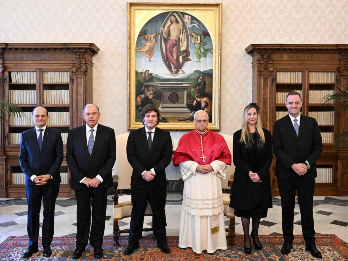 León XIV y Javier Milei tienen su primer encuentro oficial en El Vaticano