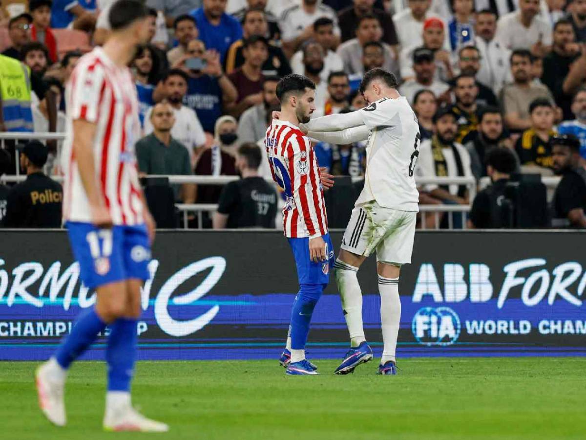 Real Madrid da golpe al Atlético, polémica y el agarrón entre Vini y Simeone