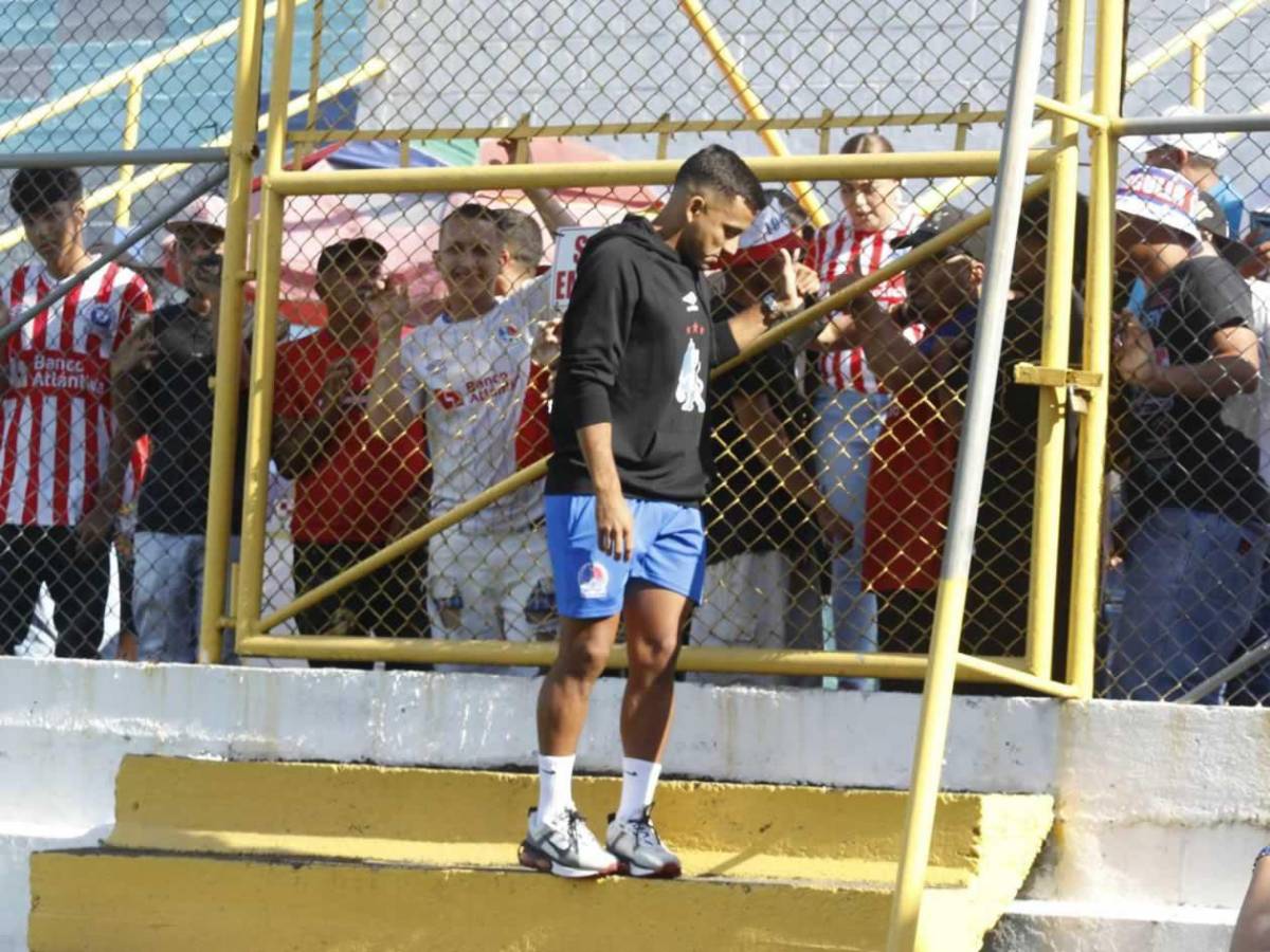 Marathón - Olimpia: bellezas, look a lo Raphinha y la rubia que robó suspiros