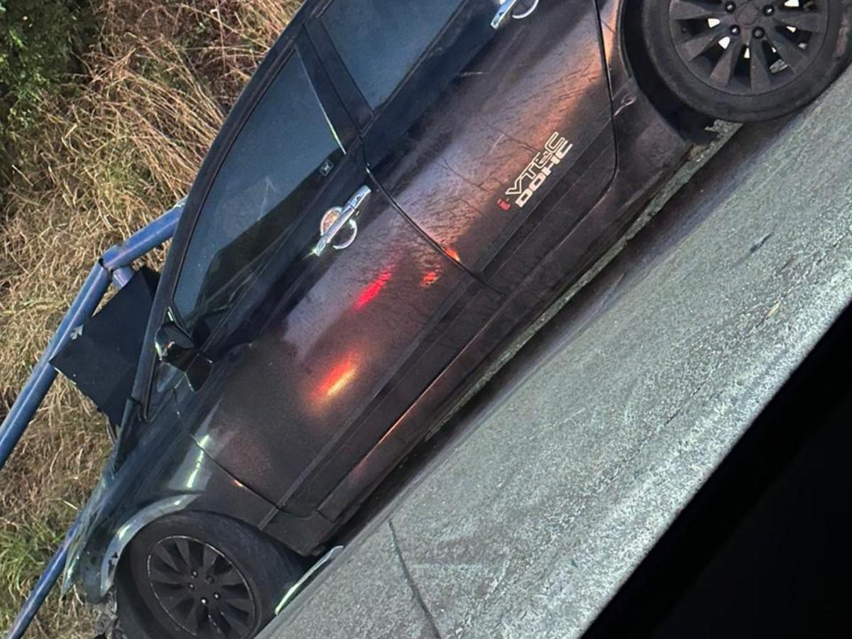 Autoridades de tránsito recopilaron datos para una investigación.