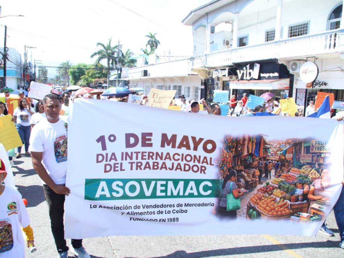 La Ceiba marcha en paz: la voz de los trabajadores que sostienen la ciudad