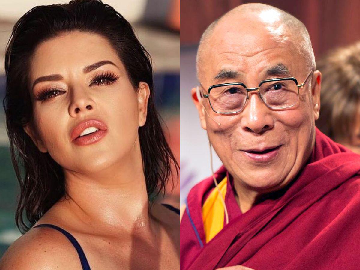 Alicia Machado llama ‘viejo inmundo’ al Dalai Lama por besar en la boca a un niño