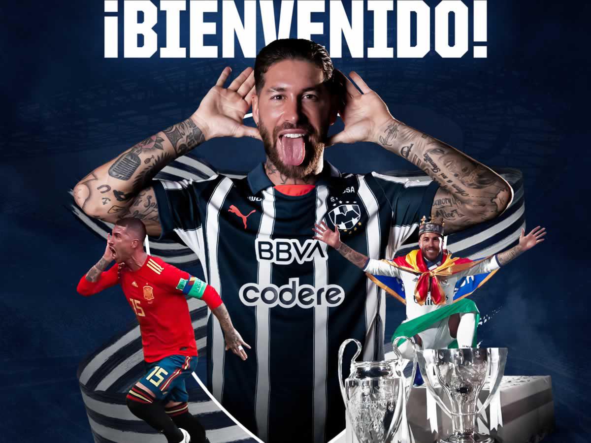 Oficial: Sergio Ramos es anunciado como nuevo fichaje del Monterrey de la Liga MX
