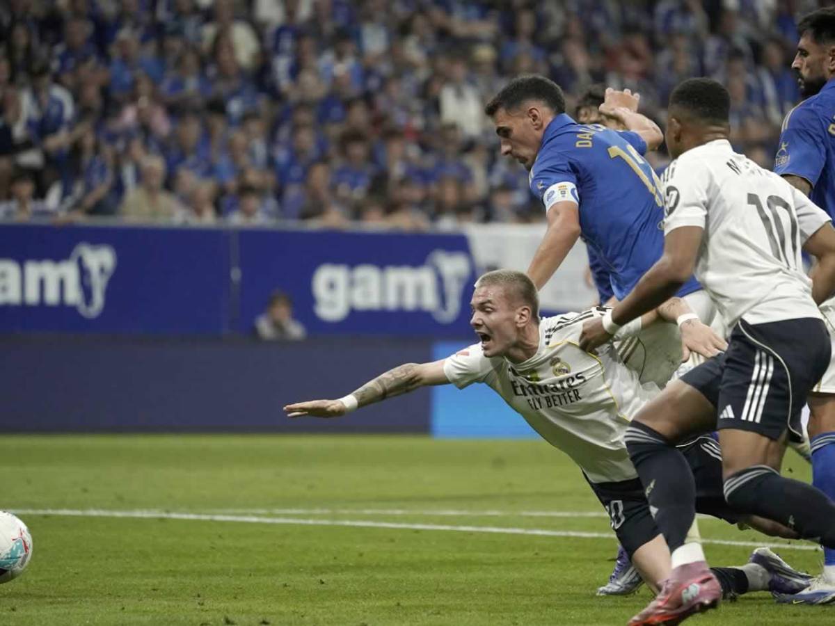 Mbappé calló a Vinicius, que hizo feo gesto al Oviedo y figura del Real Madrid enojado con Xabi