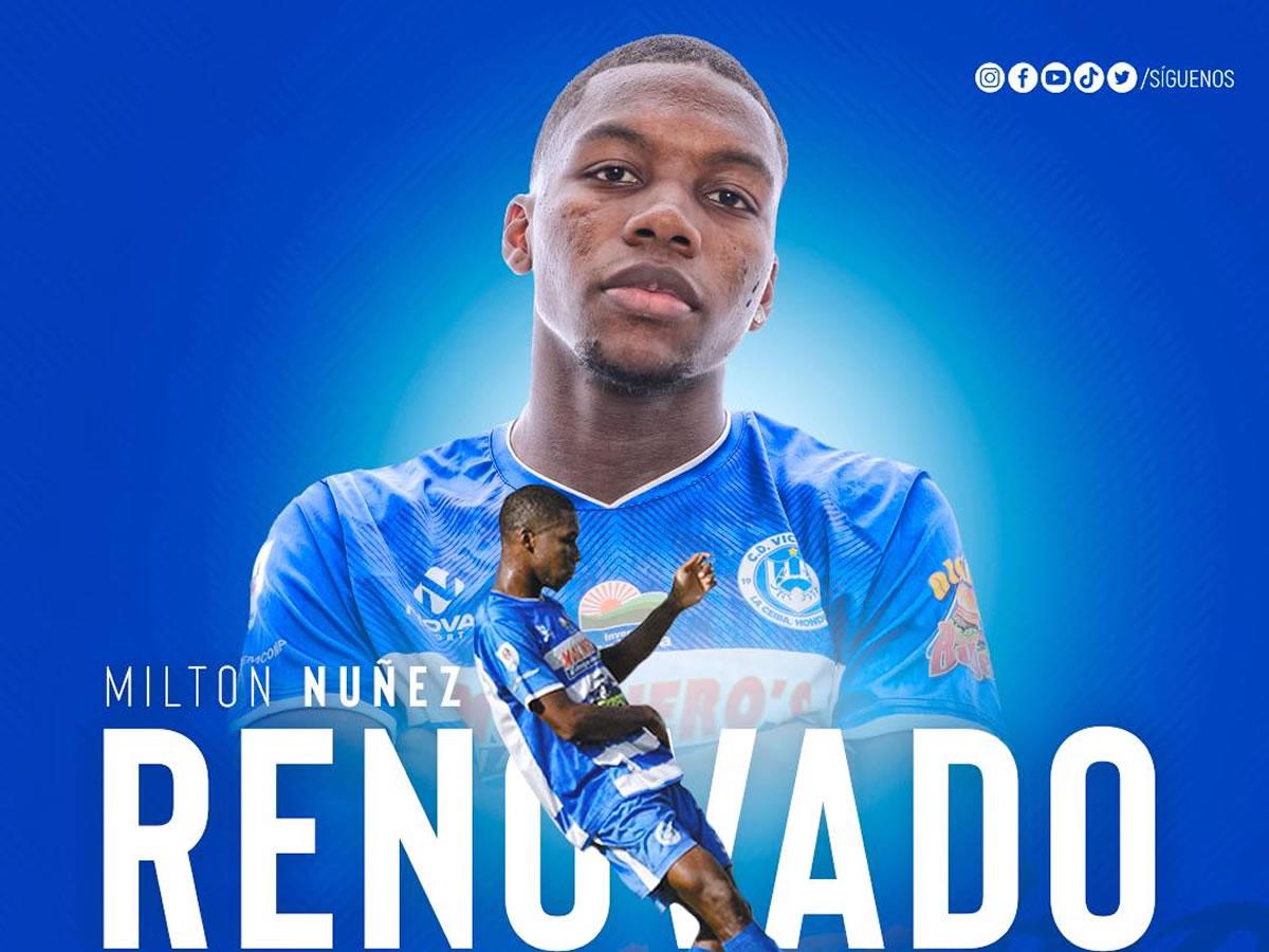 El Victoria renueva a Milton Núñez, hijo de ‘Tyson’