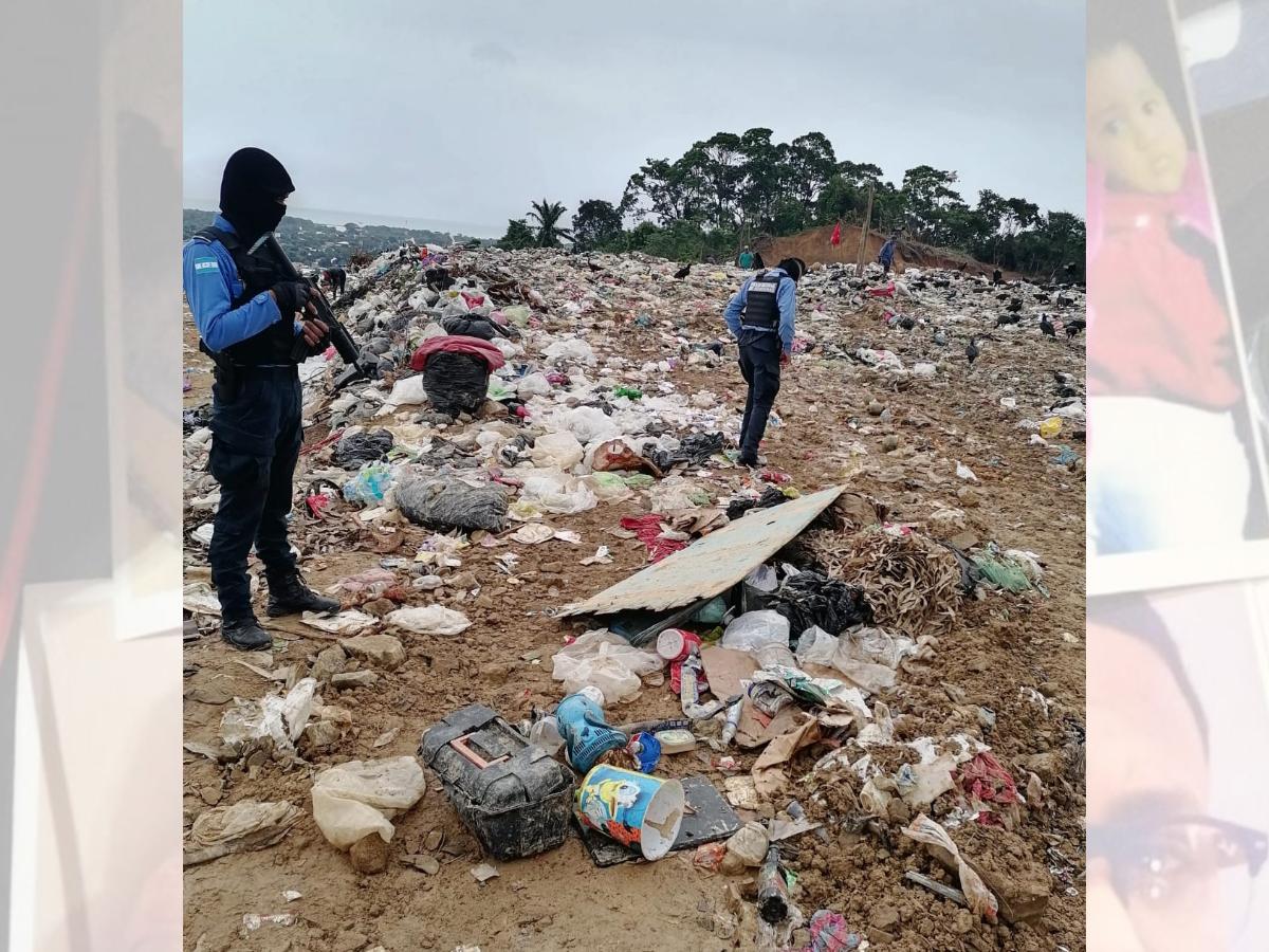 Hallan cadáver de un bebé en basurero municipal de La Ceiba