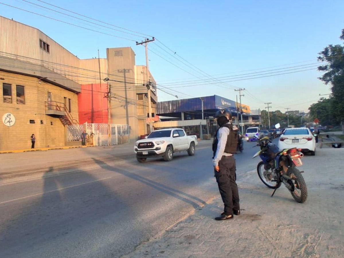 Operativos policiales continúan en estos sectores de San Pedro Sula