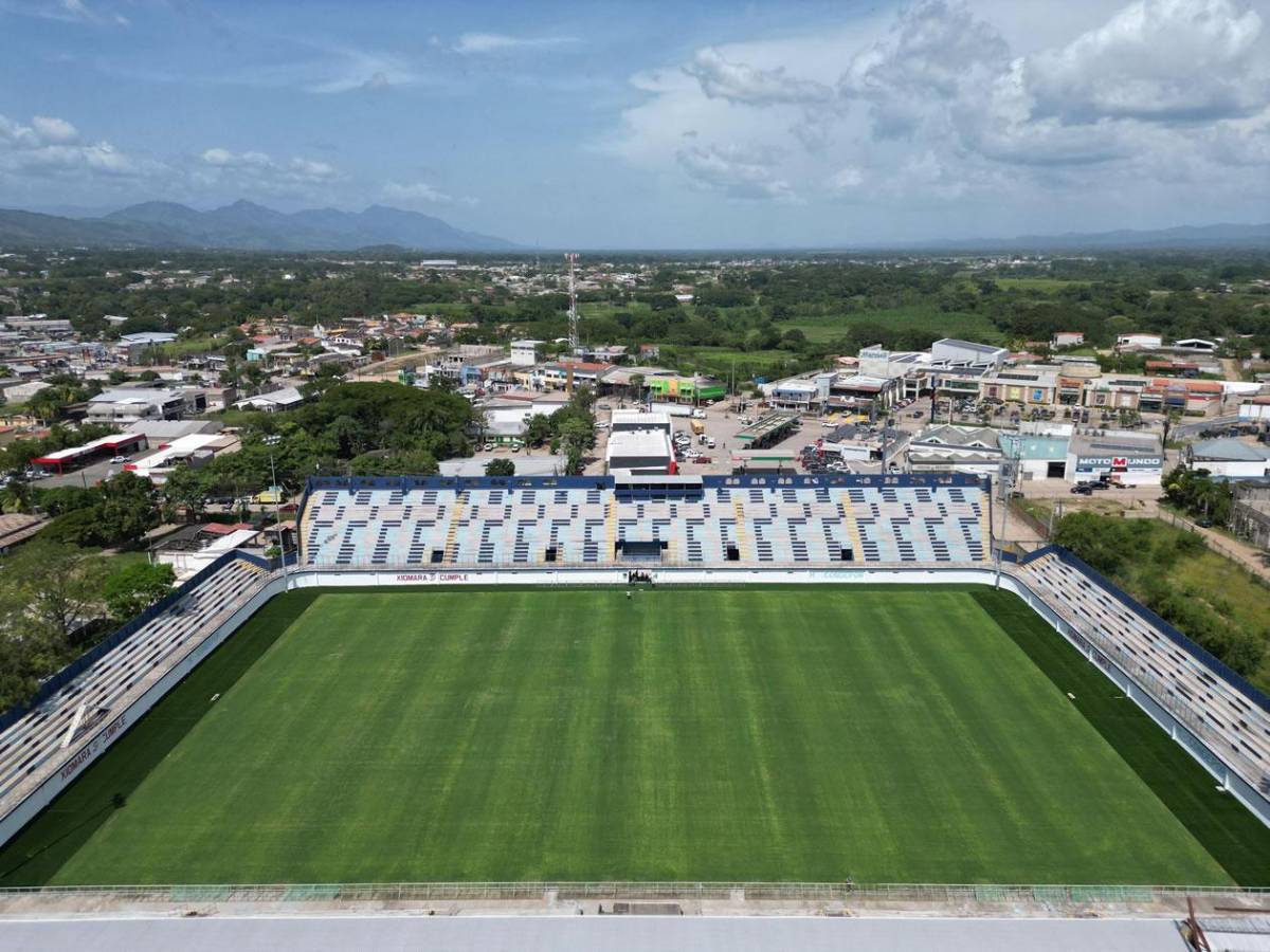 Así avanza la remodelación del estadio Juan Ramón Brevé de Juticalpa: cuántos milllones costó