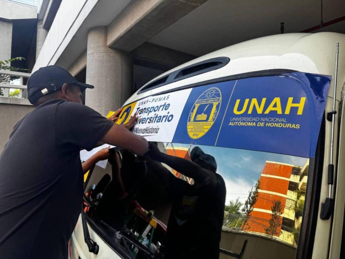 Transporte gratuito de la Unah: estas serán las rutas disponibles en Tegucigalpa