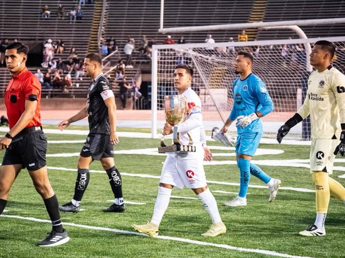 A los golpes Olimpia y Motagua: zafarrancho, expulsados y bellezas en New Orleans