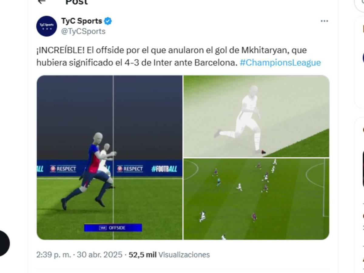 Robo histórico: Revuelo tras el Barcelona vs Inter; Haaland sorprende