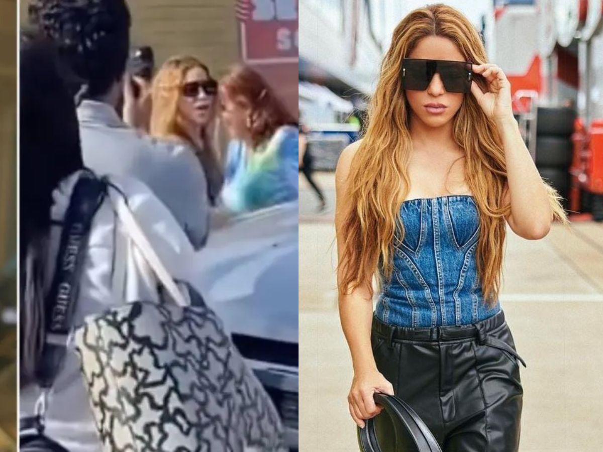 VÍDEO: Shakira empuja a una fan en la calle “la verdadera cara de esta mujer”