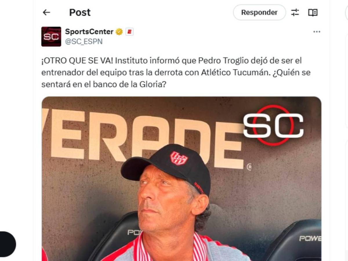 Señalan al culpable del despido de Pedro Troglio, ¿vuelve a Honduras?