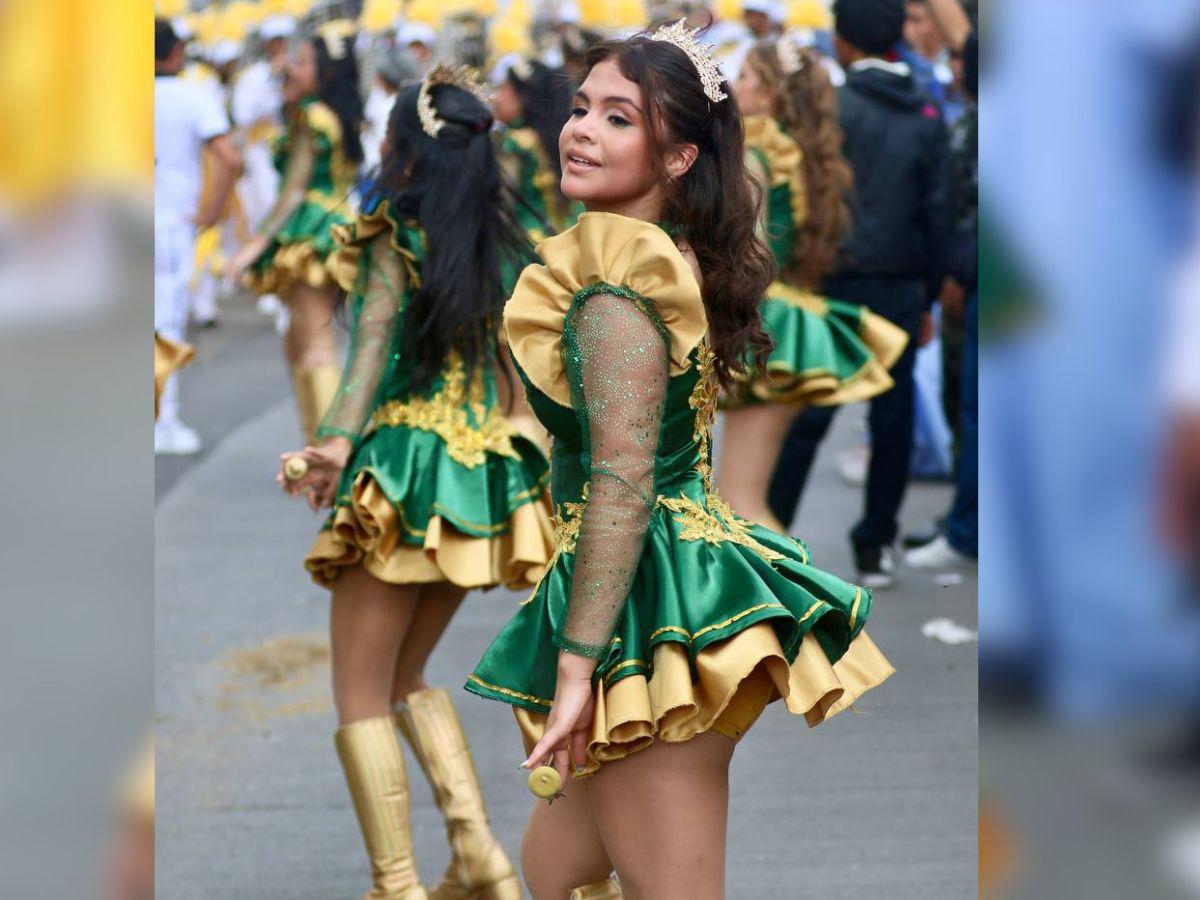 Tifany Alfaro, la bella palillona del Instituto Técnico Nueva Suyapa