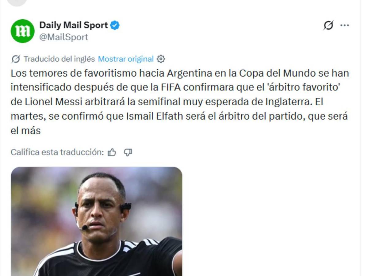 Inglaterra, indignada tras decisión de FIFA: Les concedieron el deseo a Argentina