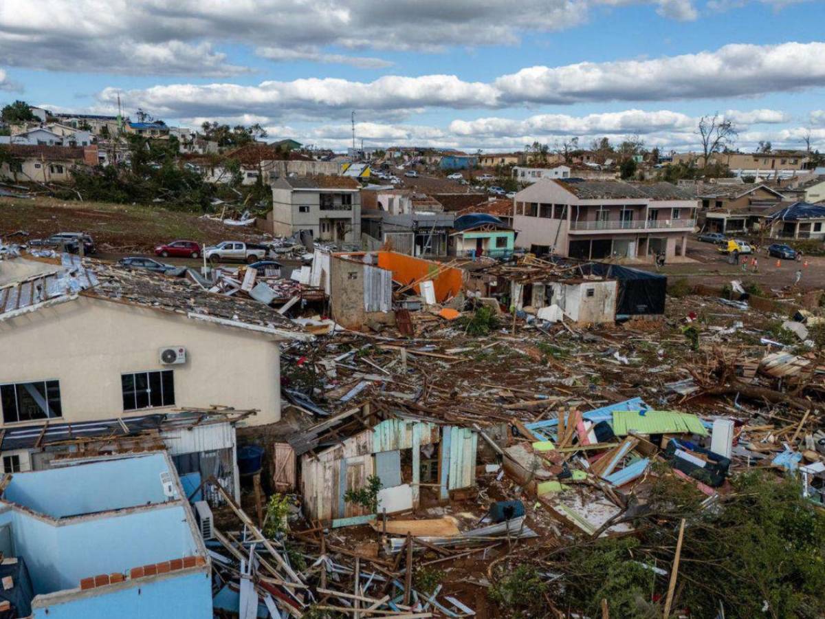 Imágenes que estremecen: así quedó Brasil tras devastador tornado