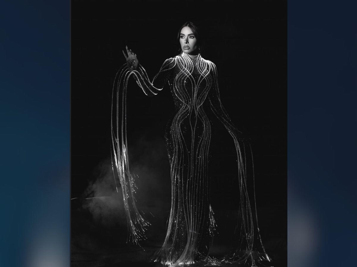 Galilea Montijo impacta con vestido con microcristales y luz led en La Casa de los Famosos México