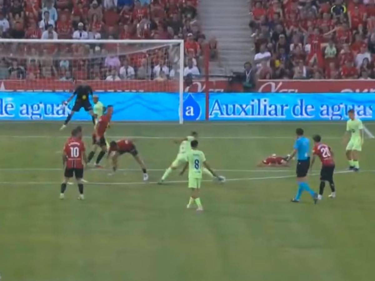 Escándalo en el Barcelona vs Mallorca, gesto arrogante de Lamine Yamal y criminal patada