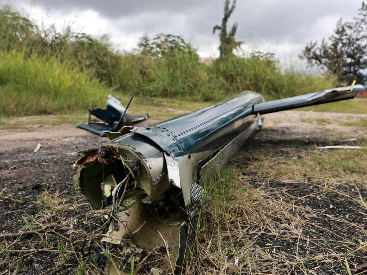 Imágenes: zona de desastre un día después del choque de dos helicópteros en Brasil
