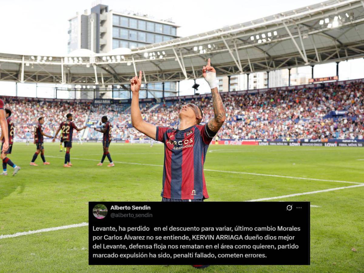 Así reaccionó la prensa al golazo de Kervin Arriaga:  El mejor del Levante