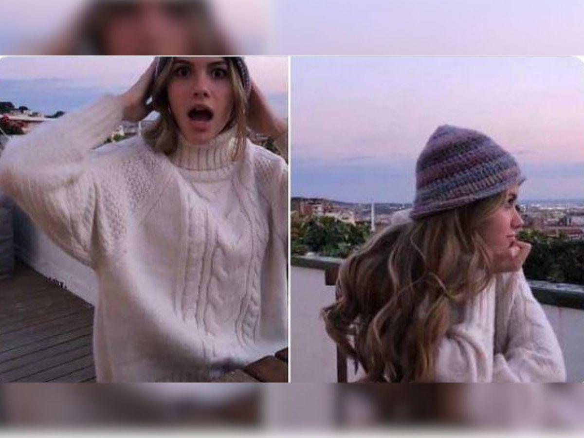 Las fotografías de Clara Chía en el balcón de la antigua casa de Shakira.