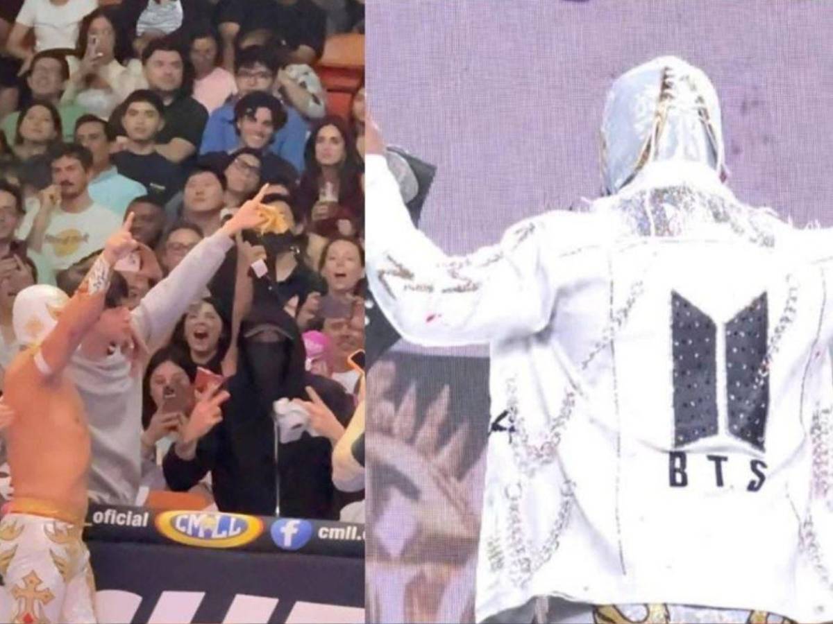 Así disfrutó BTS de la lucha libre mexicana en CDMX