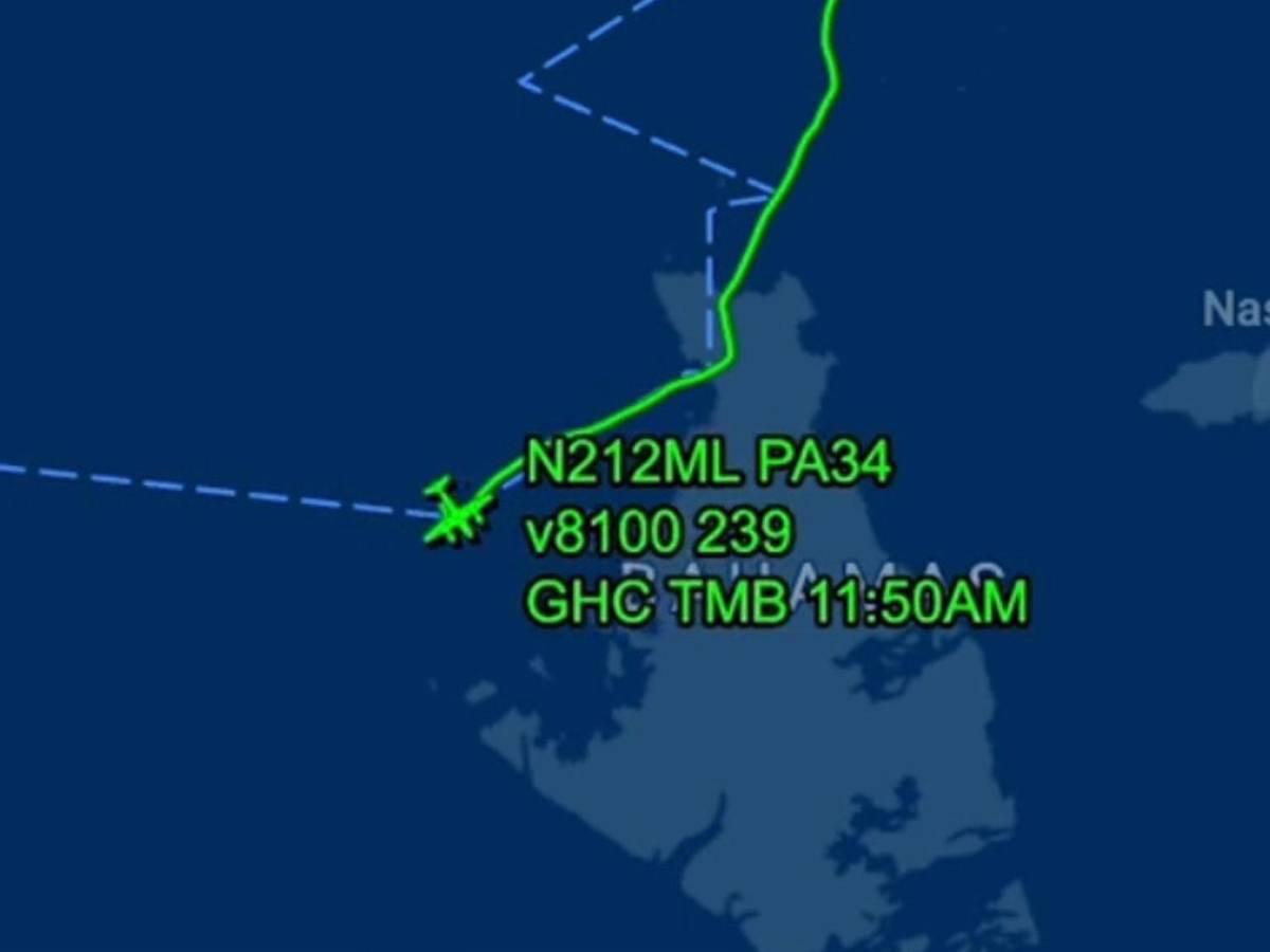 Hallan sin vida a familia tras la desaparición del avión PA-34 Piper en Las Bahamas