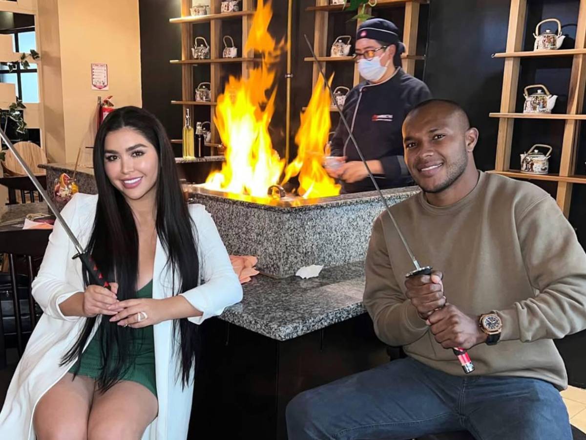 La reacción de la novia de Juan Anangonó tras polémica en Honduras