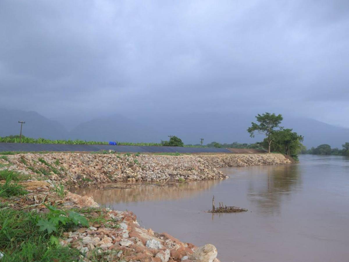 Así funciona la “malla de concreto” que Honduras prueba en bordos del valle de Sula