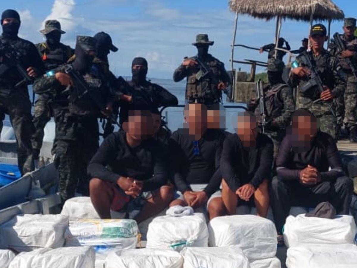 Honduras decomisa 2,000 kilos de cocaína en Gracias a Dios