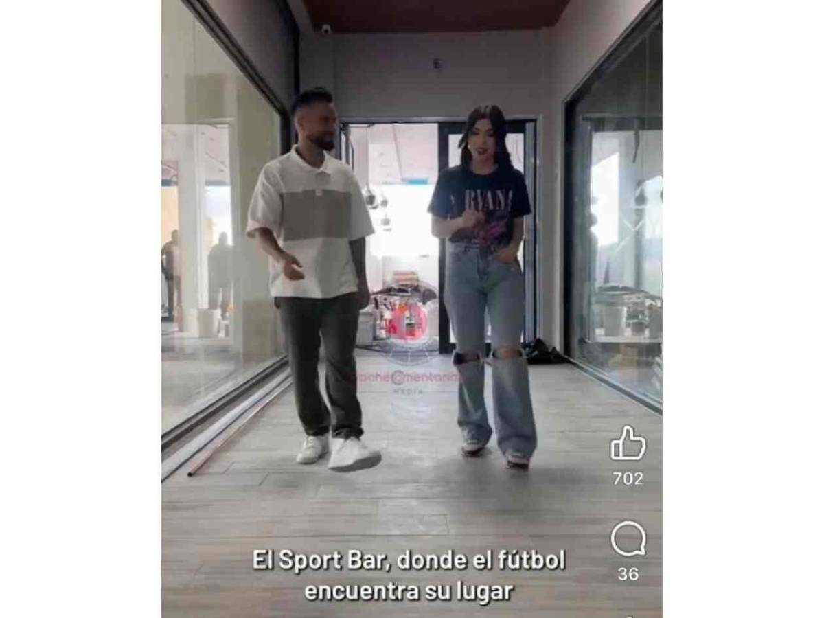 Laura Meza sorprende y es captada con jugador de Motagua por curioso motivo
