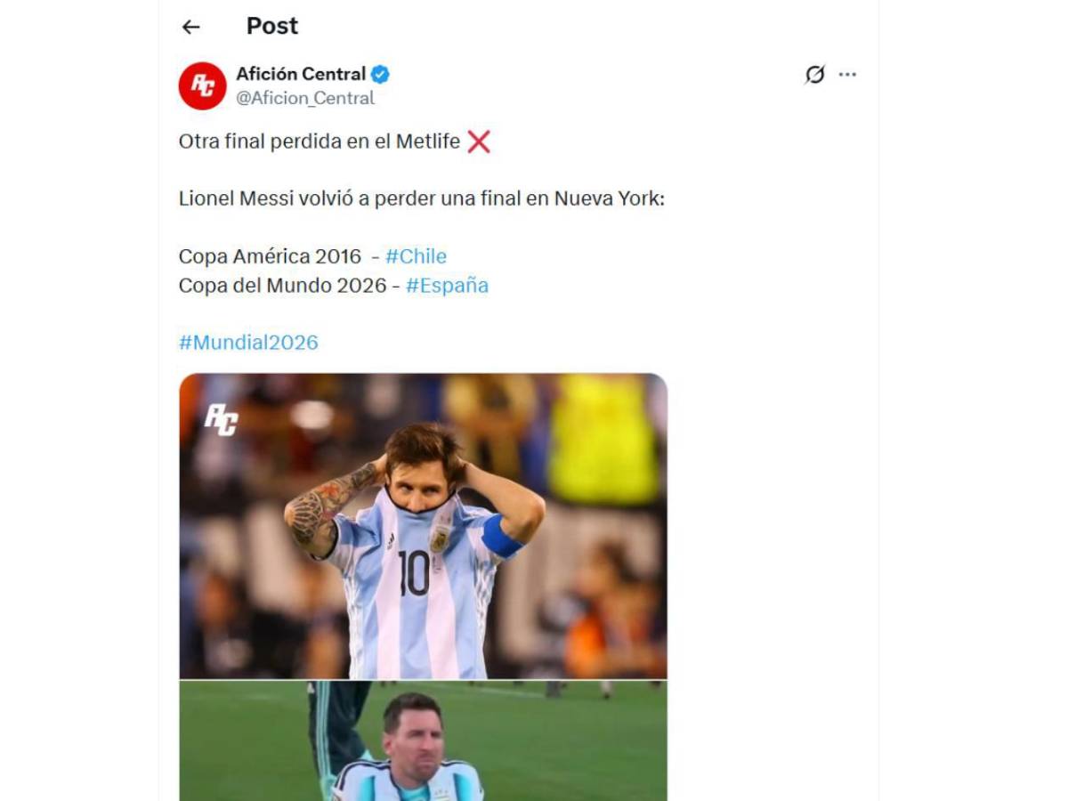 España celebra, maldición de Messi y lo señalan, lo que dicen en Argentina tras perder la final