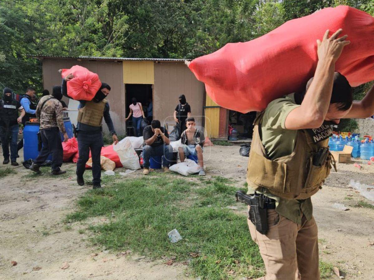 Revelan identidad de los implicados en narcolaboratorio desmantelado en sector Armenta