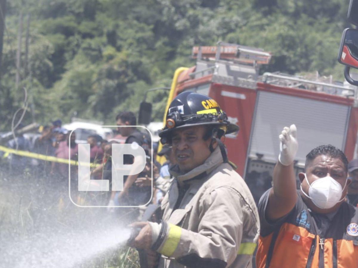 Ayudante descarta fallas en el rapidito accidentado en la colonia Lempira: El bus iba bien