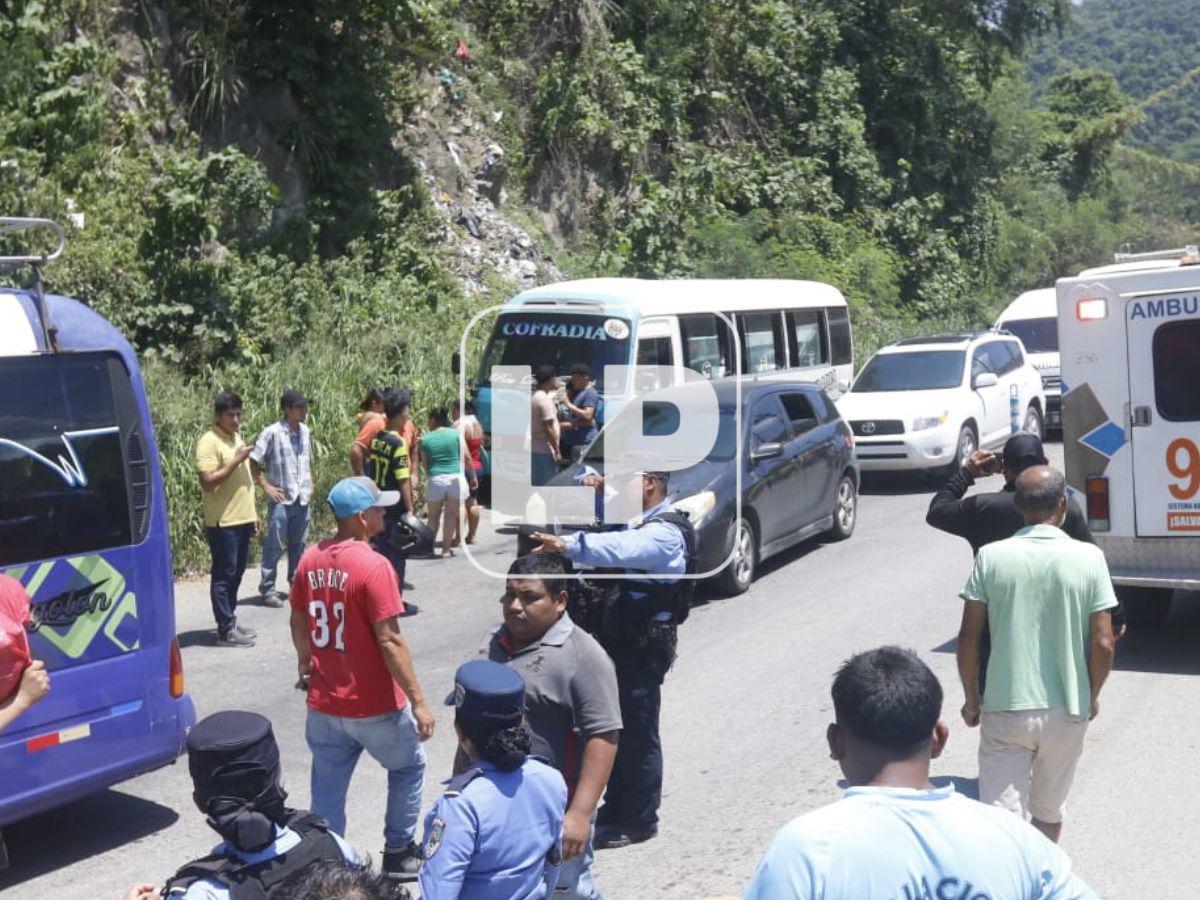 Ayudante descarta fallas en el rapidito accidentado en la colonia Lempira: El bus iba bien